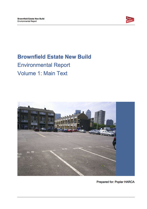 Full 2009 10 brownfield estate new build environmental report