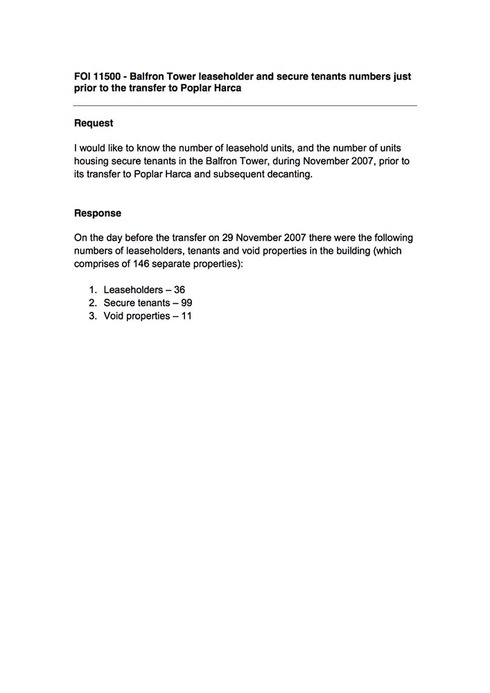 Full 2014 10 foi number of leaseholders and secure tenants in balfron tower